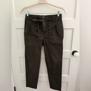 Vince Army Green Cargo Capris